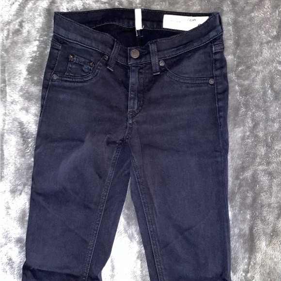 Rag & Bone Black High Rise jeggings Size 24 - Picture 3 of 5